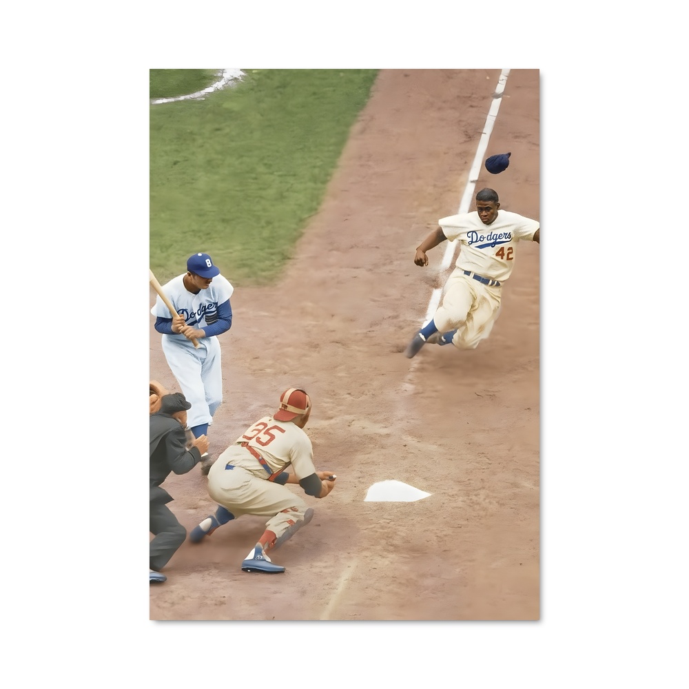 Poster Jackie robinson – affiche Baseball